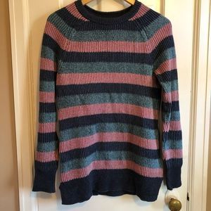L.L. Bean Striped Crew Neck Sweater